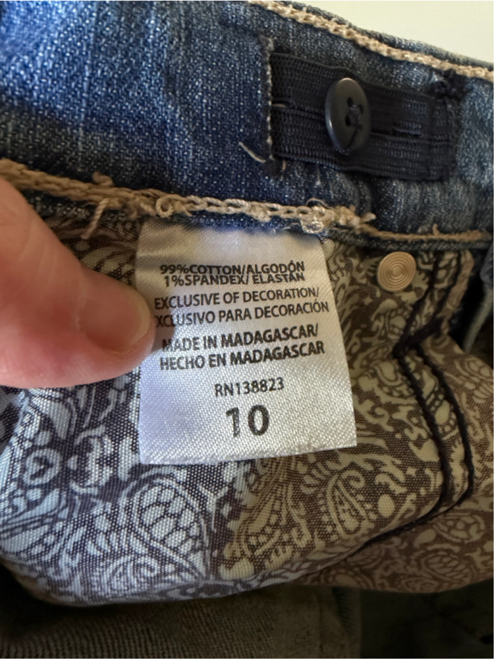Childrens Cody James Straight Leg Jeans, size 10 - Picture 8 of 11